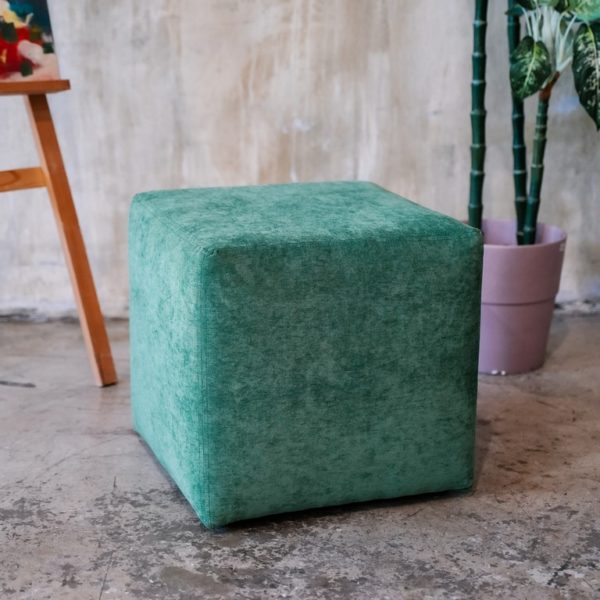 Пуф- кубик зеленый